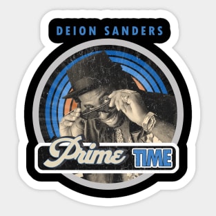 deion sanders Prime time (i am strong) Sticker